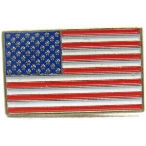 Patriotic Flag Lapel Pin Vintage Stars and Stripes Red White Blue